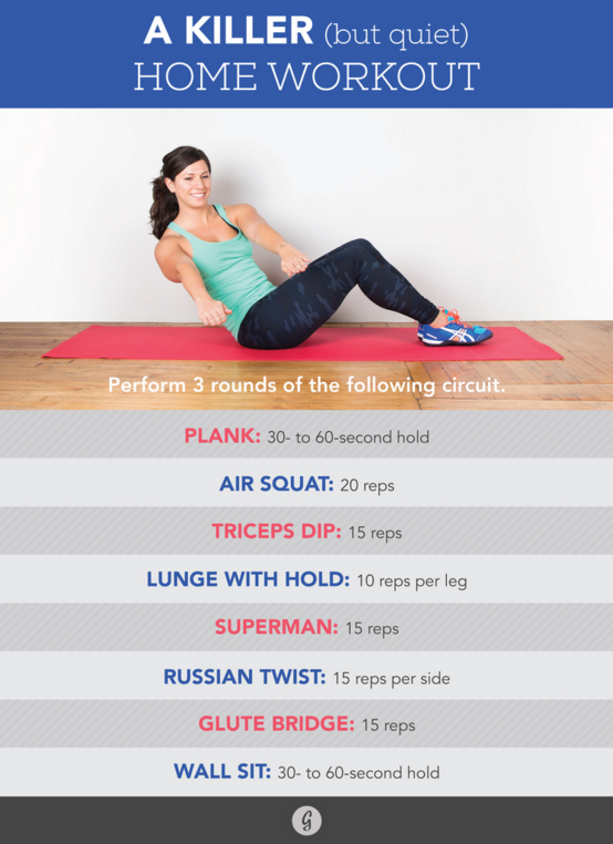 At home apartment workout